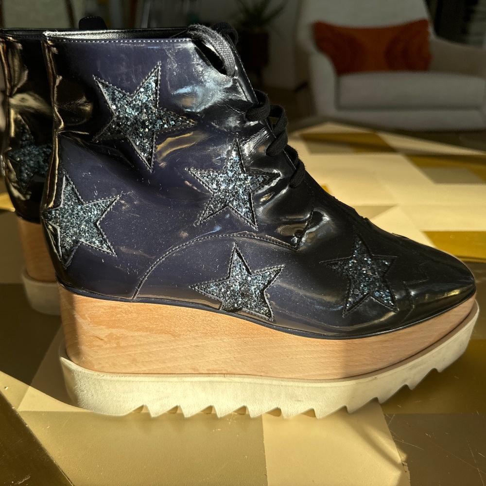 Stella McCartney Patent Leather Oxford Shoes